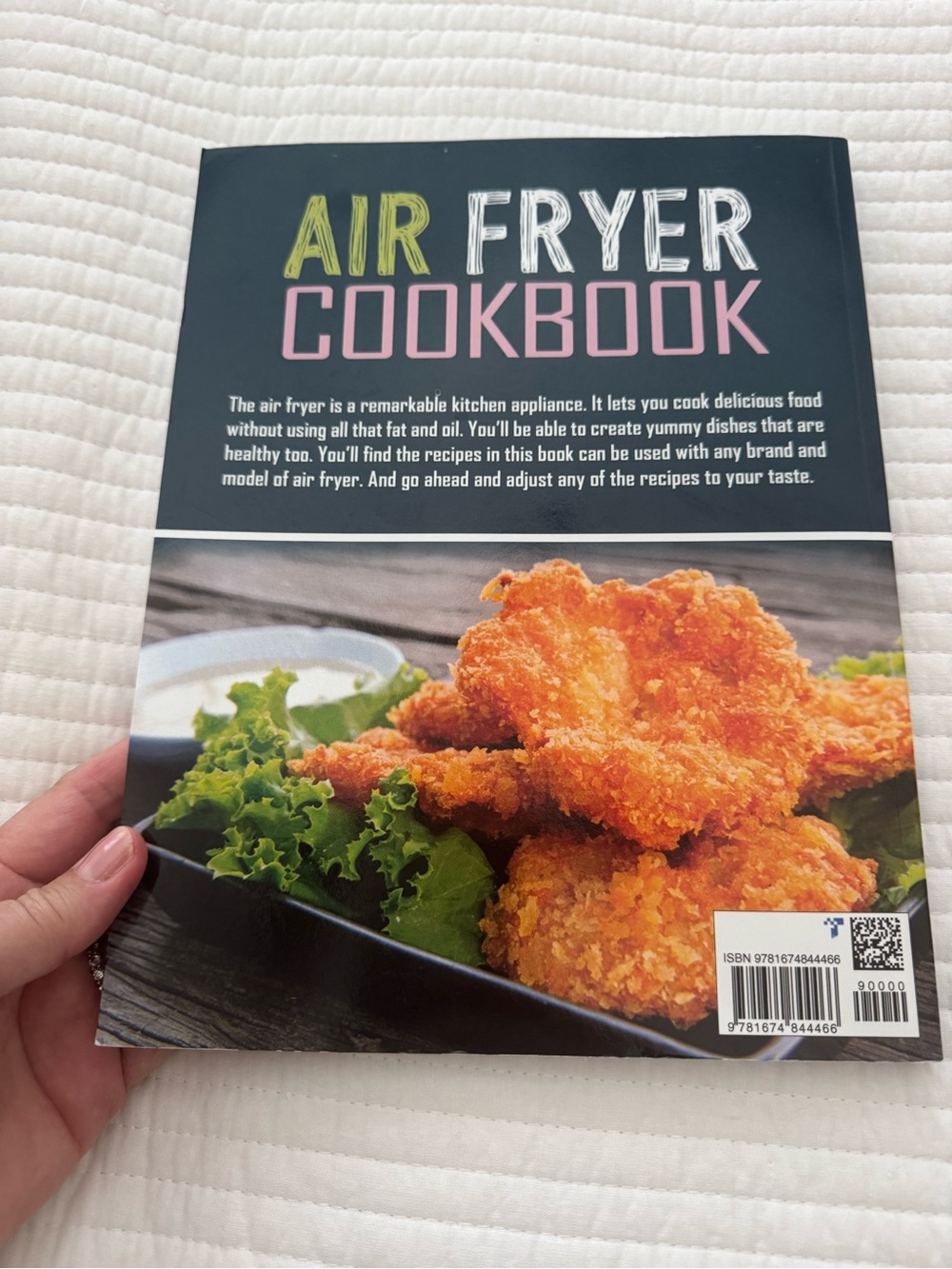 Air Fryer Cookbook - Recipe Book with Crispy Fried Chicken Cover